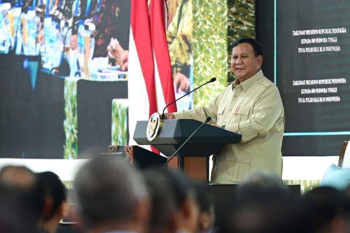 Presiden Prabowo menyampaikan taklimat, 7 Oktober 2026.