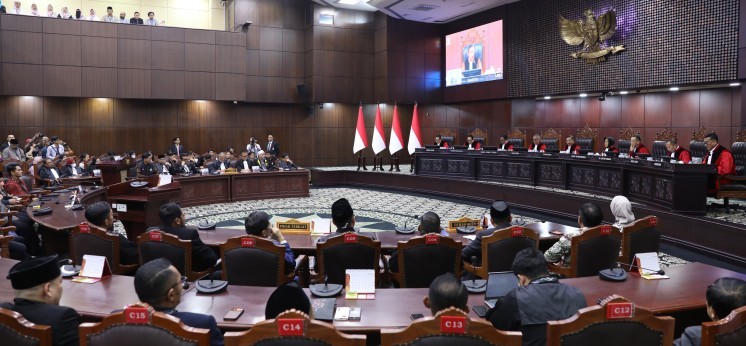 Tampak ruang sidang putusan MK, 6 Oktober 2026.